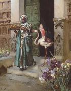 Rudolf Ernst Entering the Palace Gardens oil painting picture wholesale